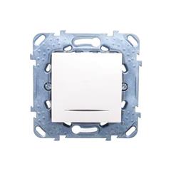 Unica Plus Łacznik jednobiegunowy podświetlany 10AX IP20 piaskowy MGU50.201.25NZ