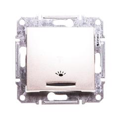 Sedna Przycisk światło element podstawowy satyna IP20 przycisk 1x SDN1800168