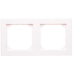 Merten System M Ramka podwójna pozioma i pionowa biel polarna MTN478219