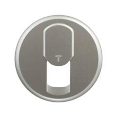 CELIANE Plakietka gniazda telefonicznego tytan 068537