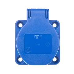 Gniazdo tablicowe 3P 16A 230V niebieskie IP54 108-0b