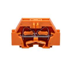 Złączka szynowa 2-przewodowa 2,5mm2 pomarańczowa 261-306 /50szt./