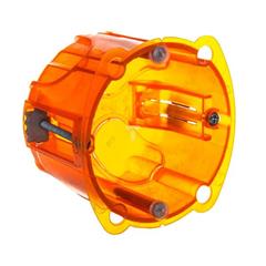 Batibox Puszka podtynkowa 67mm 67x50mm pomarańczowa 080121