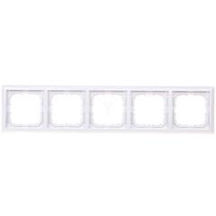 KOS66 Ramka pięciokrotna biała 660485