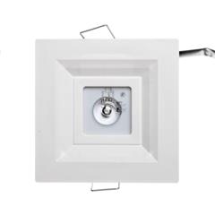 Oprawa LOVATO P ECO LED 3W 315lm opt. otwarta 1h jednozadaniowa biała LVPO/3W/E/1/SE/X/WH