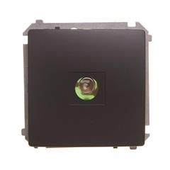 Simon Basic Gniazdo antenowe pojedyncze końcowe grafit matowy BMAK3.01/28 WMUA-03000x-G013