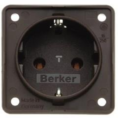 Integro Gniazdo SCHUKO 16A 250V IP44 brązowy mat 0941852501