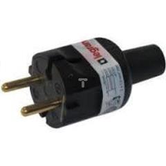 Wtyczka przenośna 2P 16A czarna 50181