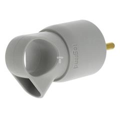 Wtyczka przenośna z uchwytem 2P+Z 16A szara 50105