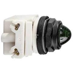 Lampka sygnalizacyjna 30mm zielona BA9s 12V AC/DC IP66 9001SKP32G9