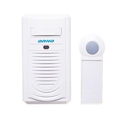 Dzwonek bezprzewodowy DISCO DC 230V z learning system biały OR-DB-KH-123
