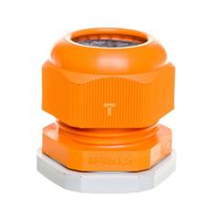 Dławnica kablowa poliamidowa M40 IP66 AKMF 40 pomarańczowa 36001037