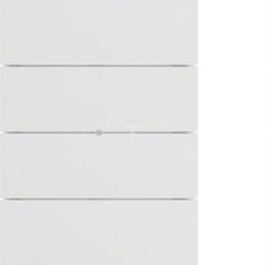 B.IQ Przycisk poczwórny standard do podtynkowego portu magistralnego śnieżnobiały 75164099