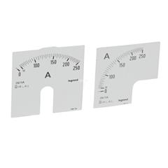 Skala 0-250A do amperomierzy 014600/ 014601 014616