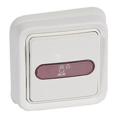 Przycisk przywoławczy wodoodporny IP55 biały 078249