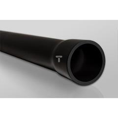 Rura przyłączeniowa sztywna UV z kielichem fi110mm czarna RPS-UV-M RHDPE 110/4 11006 /3m/