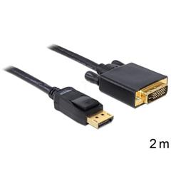 Kabel DisplayPort 1.2 M - DVI-D (24+1) 2m GOLD 82591