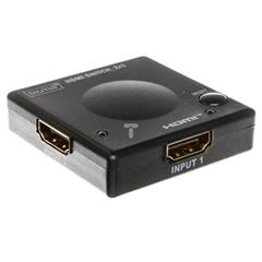 Mini Przełącznik/Switch HDMI Full HD 3D, HDCP, 1/2-portowy, automatyczny DS-45302