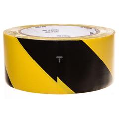 Taśma winylowa z klejem kauczukowym 50mm x 33m żółto-czarna 766L 70006299831