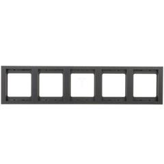 K.1 Ramka pięciokrotna pionowa antracyt mat lakierowana 13537006
