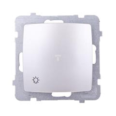 KARO Łącznik zwierny światło srebrny perłowy ŁP-5S/m/43