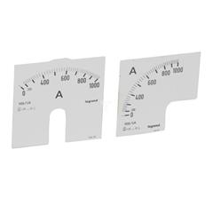 Skala do amperomierza montaż na drzwi rozdzielnicy 0-1000A 014622