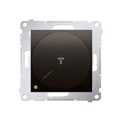 Simon 54 Ściemniacz obrotowy dwubiegunowy do LED ściemnialnych 230V 5-215W brąz mat (met.) DS9L2.01/46 WMDS-004xL2-046