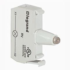 OSMOZ Blok do główek z podświetleniem LED zielony 130VAC 022932