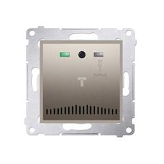 Simon 54 Czujnik zalania wraz z 1 szt. sondy zalania złoty mat D75860.01/44 WMDZ-xxxxx3-044