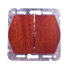 ALPINA Łącznik 1-biegunowy 10AX mahoń 0701-33