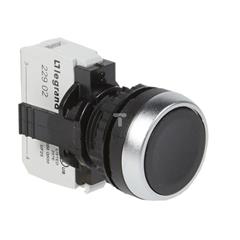 Przycisk sterowniczy 22mm płaski czarny bez podświetlenia 1Z Osmoz 023706