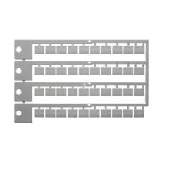 Tabliczki opisowe do zadrukowania ploterem do 19.21, 40 tabliczek 8x10 mm 019.40