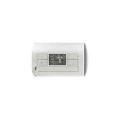 Termostat elektroniczny 5-37°C LCD biały, funkcja dzień-noc/lato-zima 1P 5A 230V, zasilanie bateryjne 1T.31.9.003.0000