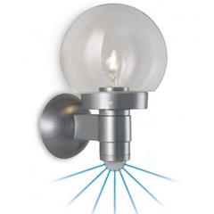 Oprawa z czujnikiem ruchu 12 metrów 360 stopni 60W E27 230-240V 50Hz IP44 srebrny PIR L 115 S 657512