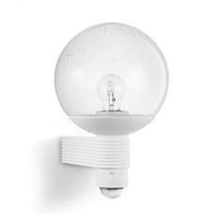 Oprawa z czujnikiem ruchu 12 metrów 240 stopni 60W E27 230-240V 50Hz IP44 biała PIR L 400 B 611118