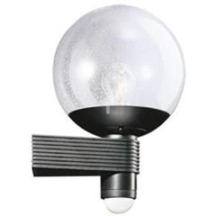 Oprawa z czujnikiem ruchu 12 metrów 240 stopni 60W E27 230-240V 50Hz IP44 czarna PIR L 400 C 611019