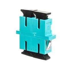 Adapter SC/SC duplex MM OM3, ceramiczna ferrula, błękitny DN-96005-1