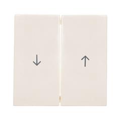 B.Kwadrat Klawisz podwójny symbol /strzałka/ kremowy 5316258992