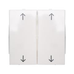 B.Kwadrat Klawisz podwójny symbol /strzałka/ biały połysk 5316448999