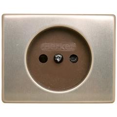 Arsys Płytka czołowa gniazda b/u jasny brąz metal 3961140101