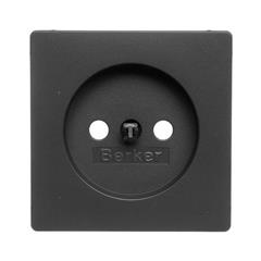 Q.1/Q.3/Q.7 Płytka czołowa gniazda b/u antracyt aksamit 3967036086