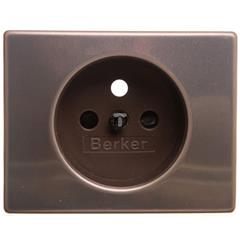 Arsys Płytka czołowa gniazda z/u z przesłonami jasny brąz metal 3965740001