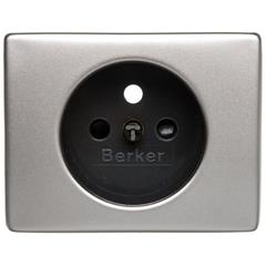 Arsys Płytka czołowa gniazda z/u z przesłonami stal szlachetna nierdzewna 3965740004