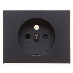 K.1 Płytka czołowa gniazda z/u z przesłonami antracyt mat lakierowany 3965757006