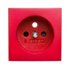 B.3/B.7 Płytka czołowa gniazda z/u z przesłonami czerwony 3965760062