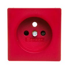 Q.1/Q.3/Q.7 Płytka czołowa gniazda z/u czerwony aksamit 3965766012