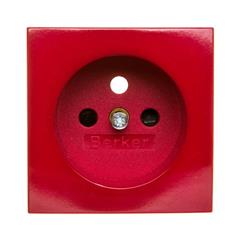 S.1/B.3/B.7 Płytka czołowa gniazda z/u z przesłonami czerwony połysk 3965768962