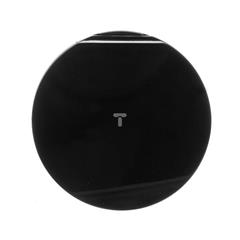 R.1/R.3 Płytka czołowa gniazda z/u i pokrywą czarny połysk 3965832045