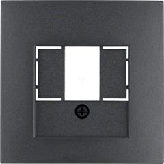 B.1/B.3/B.7 Element centralny do gniazda TAE i głośnikowego  antracyt mat 10331606