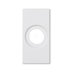 Simon Connect Płytka K45/2 22,5x45mm z otworem fi14mm czysta biel K103/9 TSC-K103-9